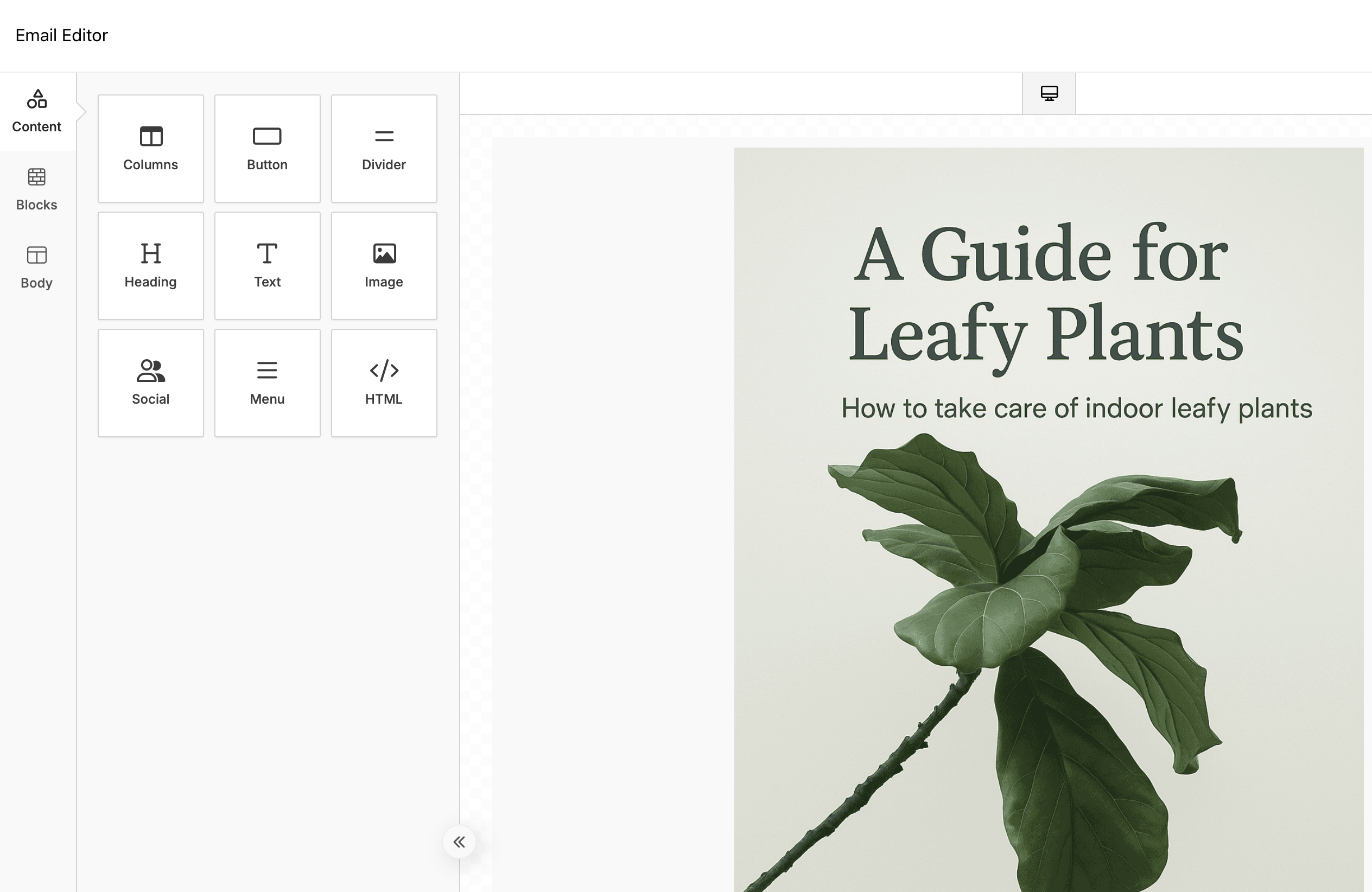 Email design showing product cards with linked Shop Now buttons